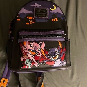 Disney Loungefly Stitch Halloween Mini Backpack